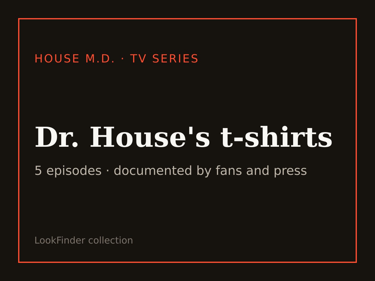 Dr. House's t-shirts