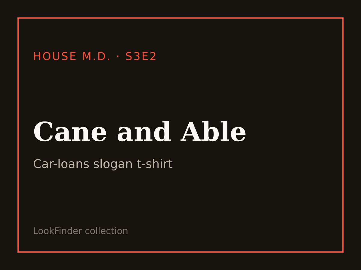 S3E2 · Cane and Able